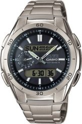 Zegarek Casio Zegarek męski Casio WVA-M650TD-1AER srebrny. Szare zegarki męskie Casio, bez wzorów, srebrne. Za 810.00 zł.
