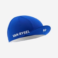Czapka z daszkiem na rower szosowy Van Rysel EDR. Czarne czapki damskie VAN RYSEL, bez wzorów, z materiału. Za 44.99 zł.