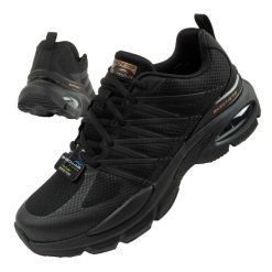 Buty sportowe męskie Skechers Air Ventura-Revell. Czarne buty sportowe męskie Skechers, bez wzorów, bez zapięcia. Za 319.00 zł.