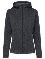 Damska bluza z kapturem Jack Wolfskin Skomer Hiking Hoody. Czarne bluzy damskie Vaude, na zimę, bez wzorów, z materiału, bez ramiączek, z kapturem. Za 469.00 zł.