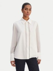 Fracomina Koszula FY26ST6041W41201 Écru Regular Fit. Koszule damskie Fracomina, m, bez wzorów, z syntetyku, biznesowe, bez kołnierzyka, bez ramiączek. Za 479.99 zł.