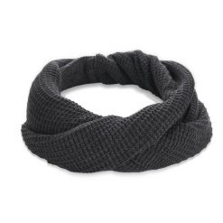 Komin zimowy PAOLO PERUZZI BR-06-GR szary. Szare szaliki męskie Paolo Peruzzi, bez wzorów, z materiału. Za 49.99 zł.