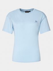 Napapijri T-Shirt S-Nina NP0A4H87 Błękitny Regular Fit. Niebieskie t-shirty damskie Napapijri, m, bez wzorów, z bawełny, bez kołnierzyka, bez ramiączek. Za 119.99 zł.