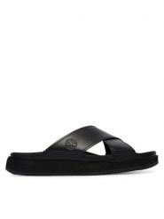 Timberland Klapki TB0A2M17W021 Czarny. Czarne klapki męskie Timberland, bez wzorów, ze skóry, bez zapięcia. Za 499.99 zł.