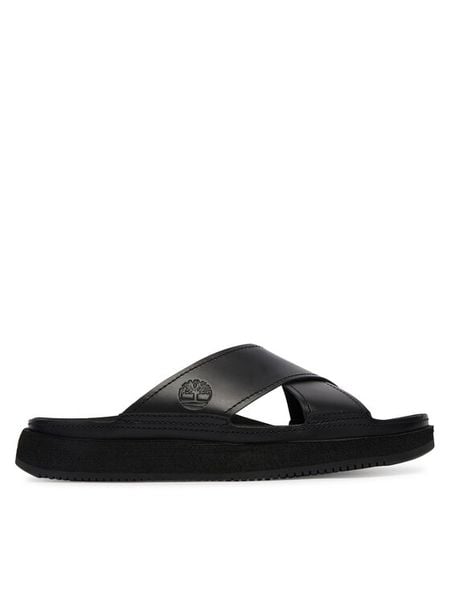Timberland Klapki TB0A2M17W021 Czarny. Czarne klapki męskie Timberland, bez wzorów, ze skóry, bez zapięcia. Za 383.99 zł.