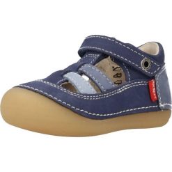 Sandały KICKERS SUSHY Niebieski. Niebieskie sandały męskie Kickers, bez wzorów, ze skóry, bez zapięcia. Za 172.99 zł.