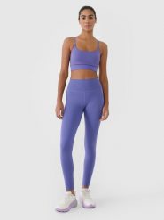 4F Legginsy treningowe szybkoschnące damskie - granatowe XL. Niebieskie legginsy damskie 4F, s, bez wzorów, z dzianiny, z podwyższonym stanem, na fitness i siłownię. W wyprzedaży za 99.99 zł.