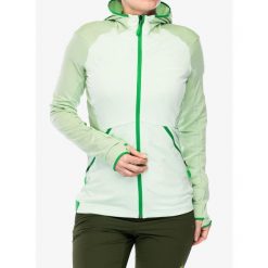 Bluza polarowa damska Vaude Scopi Fleece Jacket. Zielone bluzy damskie Vaude, s, bez wzorów, z polaru, bez ramiączek, bez kaptura. Za 387.99 zł.