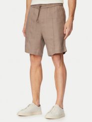 HUGO Szorty materiałowe Cino 262FW 50562792 Brązowy jasny Straight Fit. Brązowe szorty męskie Hugo, bez wzorów, z lyocellu. Za 449.99 zł.