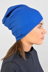 Czapka smerfetka termoaktywna dwustronna Unisex Nessi Sportswear. Niebieskie czapki damskie NESSI SPORTSWEAR, bez wzorów, z elastanu, sportowe. Za 199.00 zł.