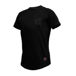 Koszulka sportowa z krótkim rękawem THORN FIT Heavy Metal. Czarne koszulki sportowe męskie THORN FIT, m, bez wzorów, bez ramiączek. W wyprzedaży za 119.00 zł.