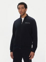 Bugatti Bluza 8750 75070C Granatowy Regular Fit. Niebieskie bluzy męskie Bugatti, m, bez wzorów, z bawełny, bez ramiączek, bez kaptura. Za 299.99 zł.