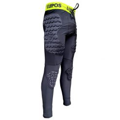 Legginsy kompresyjne bramkarskie Lupos padded - L. Czarne legginsy damskie LUPOS, z aplikacjami, z elastanu. Za 170.78 zł.