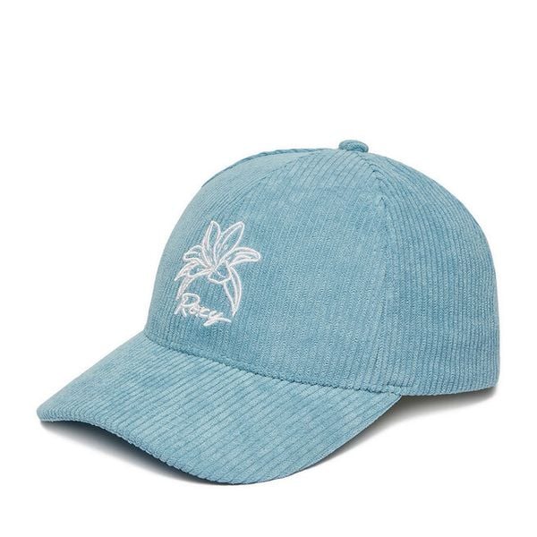 Czapka z daszkiem Roxy. Niebieskie czapki damskie Roxy, bez wzorów. Za 39.99 zł.