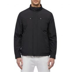 Kurtka GEOX M JHARROD SHORT JKT Czarny. Czarne kurtki męskie Geox, m, bez wzorów, z tkaniny, casualowe, bez kaptura. Za 467.99 zł.