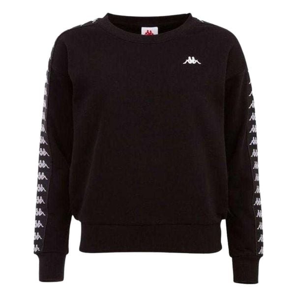 Damska Bluza Janka. Czarne bluzy damskie Kappa, xl, bez wzorów, z bawełny, bez ramiączek, z kapturem. Za 203.99 zł.