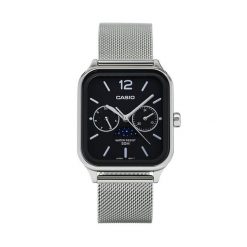 Zegarek Casio. Szare zegarki męskie Casio, bez wzorów, srebrne. Za 489.99 zł.
