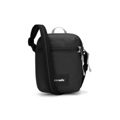 Saszetka Pacsafe Go Micro Crossbody - jet black. Czarne saszetki i nerki męskie Pacsafe, bez wzorów. Za 214.99 zł.