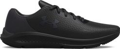 Under Armour Buty męskie Charged Pursuit 3 Black / Black / Black r. 45 (3024878-002). Czarne buty sportowe męskie Under Armour, bez wzorów, bez zapięcia. Za 286.11 zł.