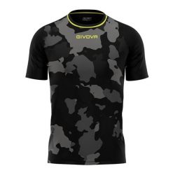 Givova Army Interlock koszulka S, szaro-zielona. Brązowe bluzki damskie Givova, s, bez wzorów, sportowe, bez kołnierzyka, bez ramiączek. Za 179.99 zł.