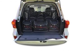 Torby Do Bagażnika Toyota Land Cruiser V8 2010-2017 6Szt Kjust. Czarne torby podróżne damskie KJUST, bez wzorów, z kauczuku. Za 1,841.00 zł.