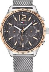 Zegarek Tommy Hilfiger ZEGAREK MĘSKI TOMMY HILFIGER GAVIN 1791466 (zf072a). Zegarki męskie Tommy Hilfiger, bez wzorów. Za 7.50 zł.