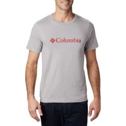 T-shirt sportowy z krótkim rękawem męski CSC Basic Logo SS Tee. Szare koszulki sportowe męskie Columbia, m, bez wzorów, z bawełny, bez ramiączek, trekkingowe. Za 99.99 zł.