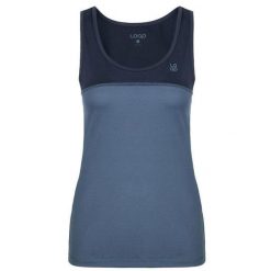 Damski podkoszulek Loap Mery Blue. Niebieskie koszule nocne damskie ZSPORT, bez wzorów, bez ramiączek. Za 151.99 zł.