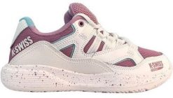 Padel shoes for ladies K-SWISS TURA TEAM PADEL white/lilas EU40. Białe obuwie sportowe damskie K-SWISS, bez wzorów, bez zapięcia. Za 386.21 zł.