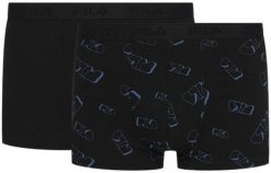 Fila bokserki 2-pack czarne XL. Czarne bokserki męskie Fila, bez wzorów, z bawełny. Za 88.66 zł.