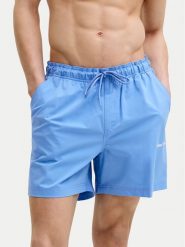 Jack & Jones Szorty kąpielowe Maui Norrebro 12291434 Błękitny Regular Fit. Niebieskie szorty męskie Jack & Jones, bez wzorów, z syntetyku. Za 99.99 zł.
