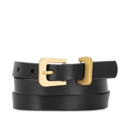 Pasek Damski GINO ROSSI. Czarne paski damskie Gino Rossi, bez wzorów. Za 99.99 zł.