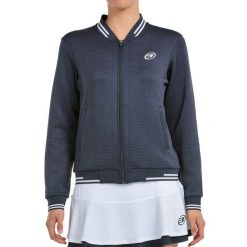 Sweatshirt Bullpadel Woman Tangra. Niebieskie bluzy męskie bullpadel, bez wzorów, sportowe, bez ramiączek, bez kaptura. W wyprzedaży za 259.95 zł.