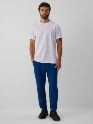 4F Spodnie dresowe z technicznej dzianiny męskie - turkusowe 3XL. Niebieskie spodnie sportowe męskie 4F, m, bez wzorów, z dresówki. Za 189.99 zł.