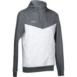 Bluza do hokeja na trawie FH500 męska. Szare bluzy męskie KOROK, m, bez wzorów, z bawełny, bez ramiączek, bez kaptura. Za 179.99 zł.