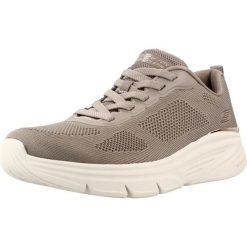 Buty SKECHERS BOBS ARCH FIT ELEV8 Beżowy. Brązowe obuwie trekkingowe damskie Skechers, z tkaniny, bez zapięcia. Za 282.99 zł.
