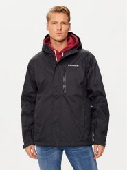Columbia Kurtka przeciwdeszczowa Pouring Adventure™ III 2117171 Czarny Regular Fit. Czarne kurtki sportowe męskie Columbia, m, bez wzorów, z syntetyku, bez kaptura, outdoorowe. Za 319.99 zł.