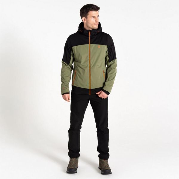 Kurtka turystyczna męska Dare2b Mountaineer softshell. Zielone kurtki męskie Dare 2B, m, bez wzorów, z poliesteru, sportowe. Za 359.70 zł.