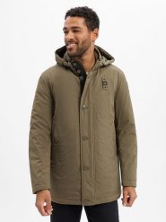 Blauer Męska kurtka puchowa Mężczyźni Sztuczne włókno zielony jednolity, S. Zielone kurtki męskie Blauer, m, bez wzorów, z puchu. Za 2,549.95 zł.
