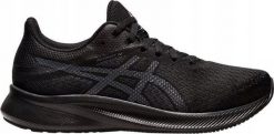 Asics Buty damskie do biegania Asics Patriot 13 czarne 1012B312 002 37. Czarne obuwie sportowe damskie Asics, bez wzorów, bez zapięcia, do biegania. Za 316.59 zł.