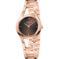 Calvin Klein Class Zegarek Różowy Złoty. Czerwone zegarki damskie Calvin Klein, z materiału, ze stali. Za 1,329.95 zł.