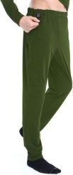 Glovii Spodnie męskie ogrzewane zielone r. XL (GP1C). Zielone spodnie sportowe męskie Glovii, m, bez wzorów. Za 495.39 zł.