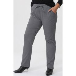 Szare Spodnie Entryway. Szare spodnie materiałowe damskie Born2be, bez wzorów, z dzianiny, eleganckie, z podwyższonym stanem, długie. Za 79.99 zł.