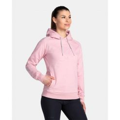 Damska bawełniana bluza z kapturem Kilpi SOHEY-W. Białe bluzy damskie Kilpi, xs, bez wzorów, z bawełny, casualowe, bez ramiączek, z kapturem. Za 174.18 zł.