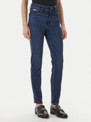 Guess Jeans Jeansy W5YA92 D7042 Niebieski Skinny Fit. Niebieskie jeansy damskie Guess Jeans, z aplikacjami, z bawełny. Za 281.99 zł.