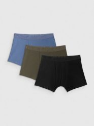 4F Bielizna bokserki (3-pack) męskie - multikolor L. Bokserki męskie 4F, bez wzorów, z bawełny. Za 99.99 zł.