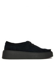 Clarks Półbuty Torview W 26184944 Czarny. Czarne półbuty damskie Clarks, bez wzorów, ze skóry, bez obcasa, na płaskiej podeszwie, bez zapięcia. Za 569.99 zł.