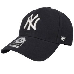 Czapka z daszkiem dla dorosłych 47 MLB New York Yankees MVP Cap. Niebieskie czapki damskie 47 Brand, bez wzorów, sportowe. Za 99.99 zł.