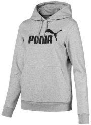 Damska bluza z kapturem Puma szara. Szare bluzy damskie Puma, l, z aplikacjami, z bawełny, klasyczne, bez ramiączek, z kapturem. Za 247.99 zł.