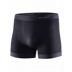 Bokserki do biegania Base Layer Ultra Light 3D Męskie. Szare bokserki męskie Brubeck, bez wzorów, z elastanu. Za 53.49 zł.